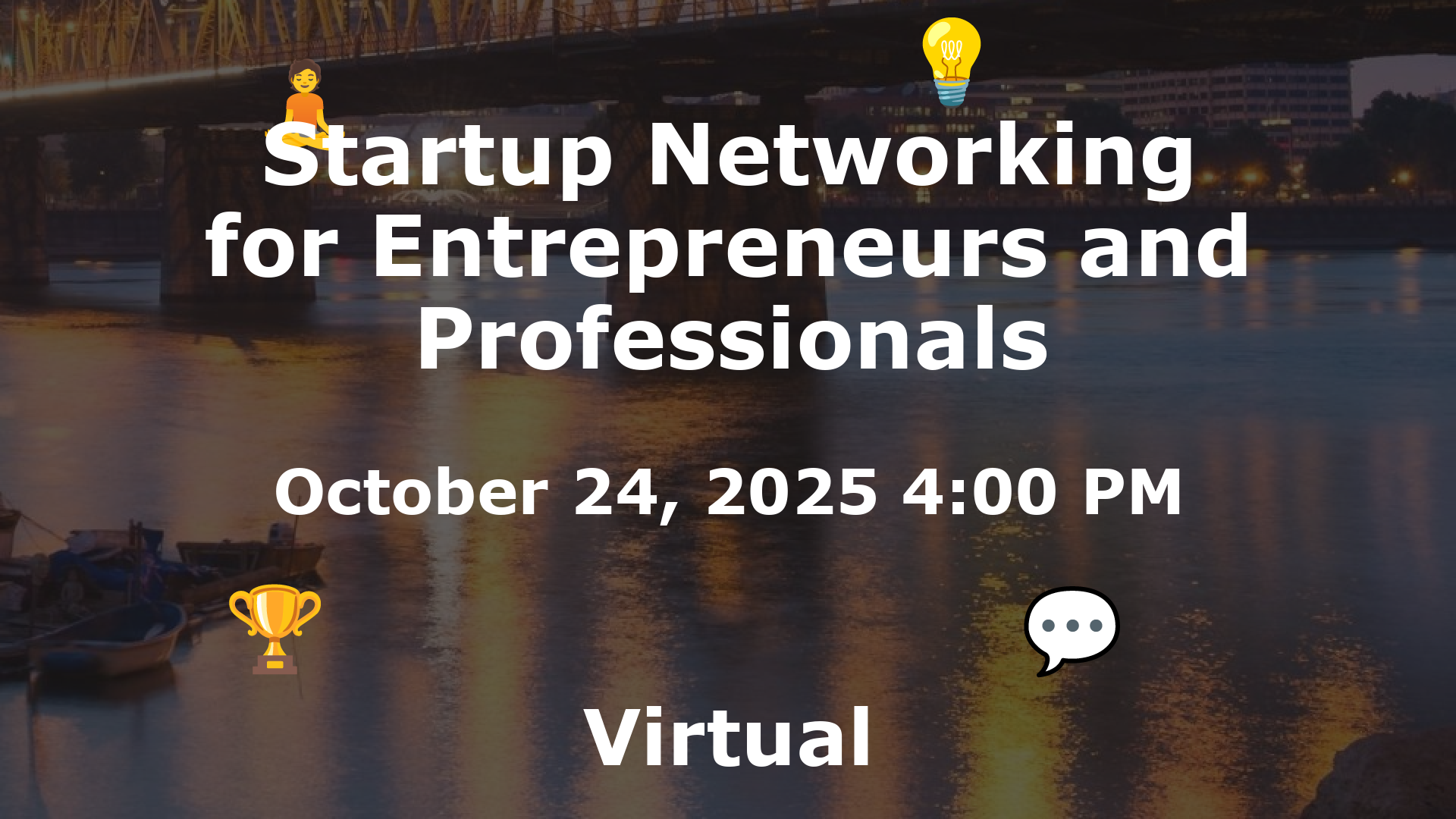 Startup Networking for Entrepreneurs and Professionals event image